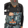 Полукомбинезон забродный NORFIN PILOT CAMO BOOTFOOT р.42-M с сапогами резина 83400-42-M